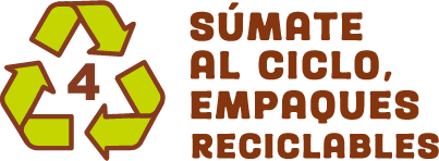 Súmate al ciclo, empaques reciclables